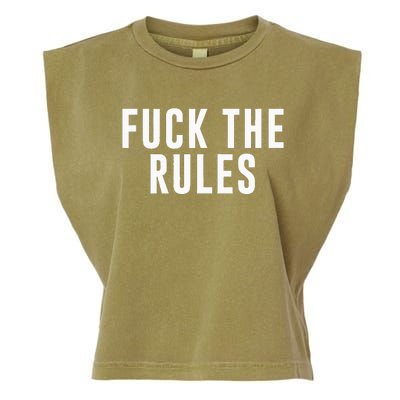 Fuck The Rules Garment-Dyed Women's Muscle Tee