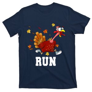 Funny Turkey Run Costume Thanksgiving Running Turkey Trot T-Shirt