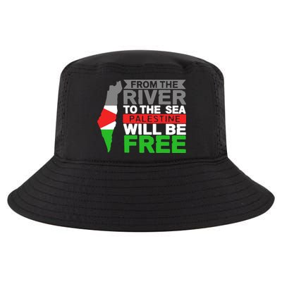 From The River To The Sea Palestine Will Be Free Cool Comfort Performance Bucket Hat
