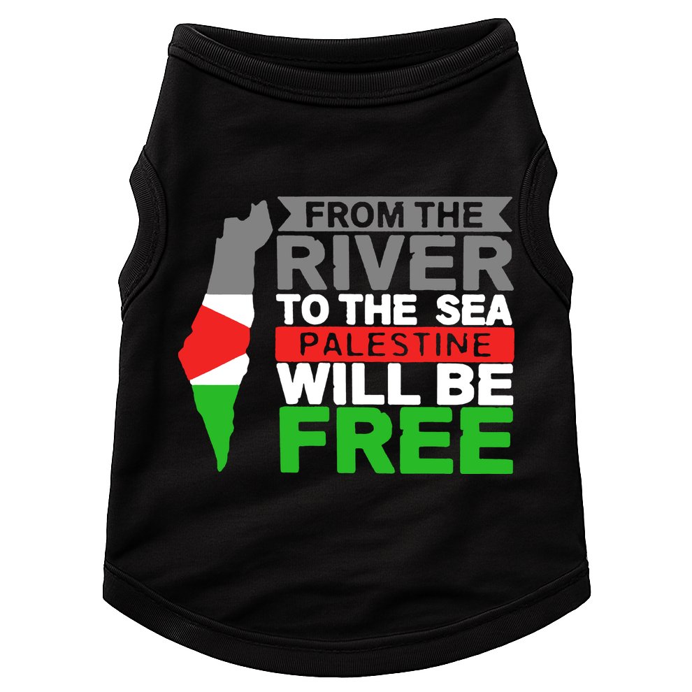 From The River To The Sea Palestine Will Be Free Doggie Tank