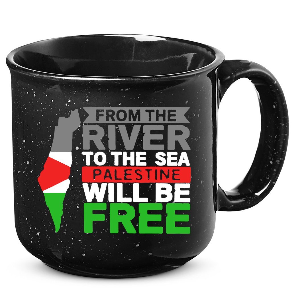 From The River To The Sea Palestine Will Be Free 15oz Campfire Ceramic Mug