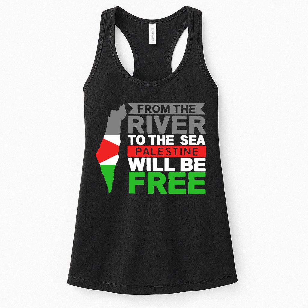From The River To The Sea Palestine Will Be Free Womens Tank Top