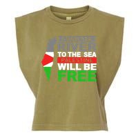 From The River To The Sea Palestine Will Be Free Garment-Dyed Women's Muscle Tee