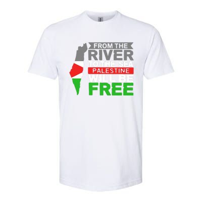 From The River To The Sea Palestine Will Be Free Softstyle CVC T-Shirt