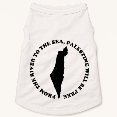 From The River To The Sea Palestine Will Be Free Doggie Tank