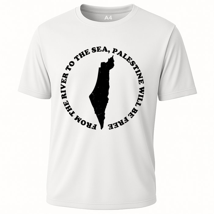 From The River To The Sea Palestine Will Be Free Cooling Performance Crew T-Shirt