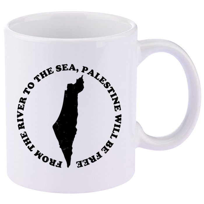 From The River To The Sea Palestine Will Be Free 11oz C Handle Ceramic Mug