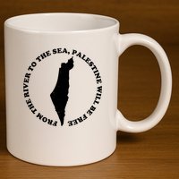 From The River To The Sea Palestine Will Be Free 11oz C Handle Ceramic Mug