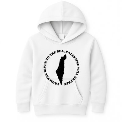 From The River To The Sea Palestine Will Be Free Kids Hoodie