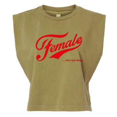 Female The Real Thing Garment-Dyed Women's Muscle Tee