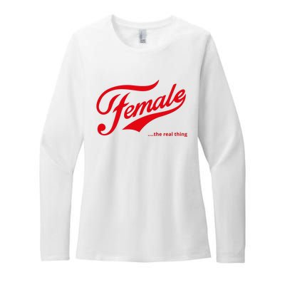 Female The Real Thing Womens CVC Long Sleeve Shirt