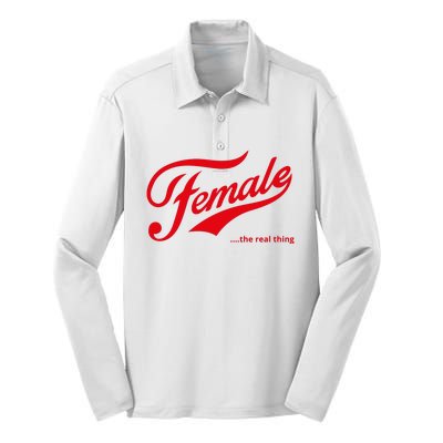 Female The Real Thing Silk Touch Performance Long Sleeve Polo