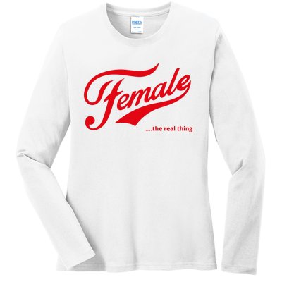 Female The Real Thing Ladies Long Sleeve Shirt