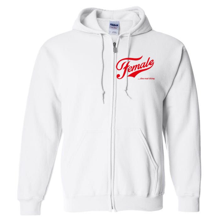 Female The Real Thing Full Zip Hoodie