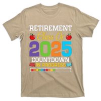 Funny Teacher Retirement Class Of 2025 Countdown In Progress T-Shirt