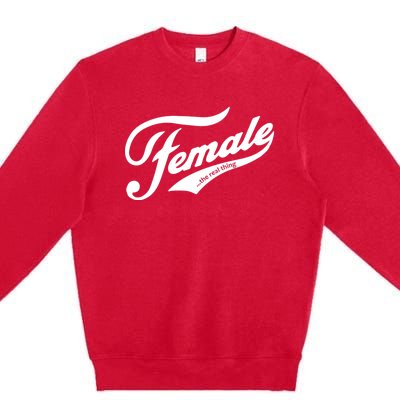 Female The Real Thing Premium Crewneck Sweatshirt