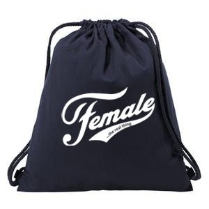 Female The Real Thing Drawstring Bag