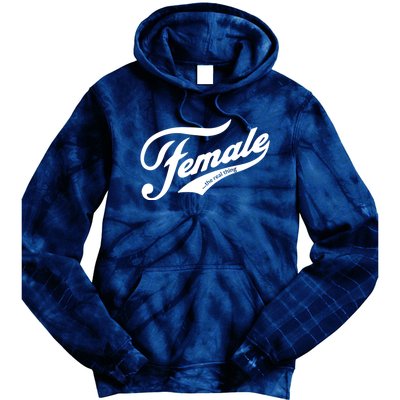 Female The Real Thing Tie Dye Hoodie