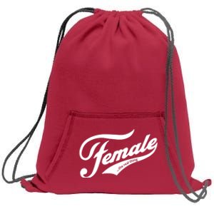 Female The Real Thing Sweatshirt Cinch Pack Bag