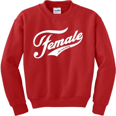 Female The Real Thing Kids Sweatshirt