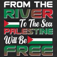 From The River To The Sea Palestine Will Be Free 7 Panel Mesh Trucker Snapback Hat