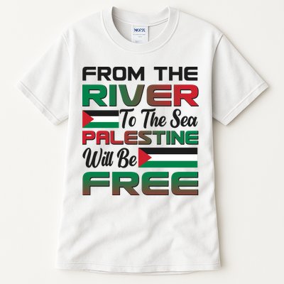 From The River To The Sea Palestine Will Be Free Tall T-Shirt