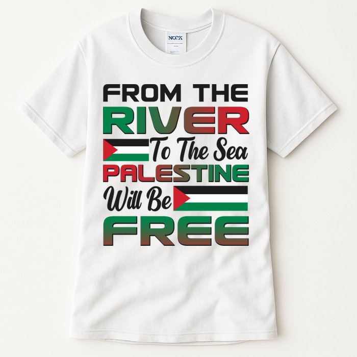 From The River To The Sea Palestine Will Be Free Tall T-Shirt