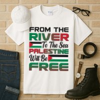 From The River To The Sea Palestine Will Be Free Tall T-Shirt