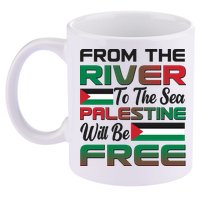 From The River To The Sea Palestine Will Be Free 11oz C Handle Ceramic Mug