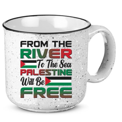 From The River To The Sea Palestine Will Be Free 15oz Campfire Ceramic Mug