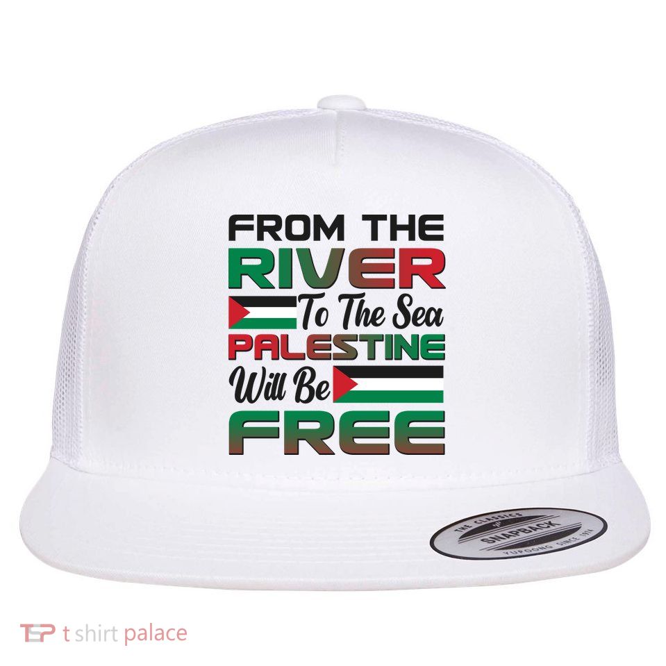From The River To The Sea Palestine Will Be Free Flatbill Hat