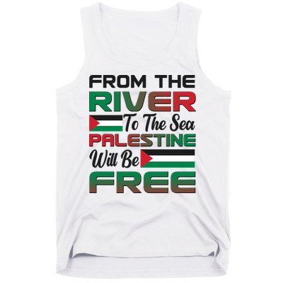 From The River To The Sea Palestine Will Be Free Tank Top