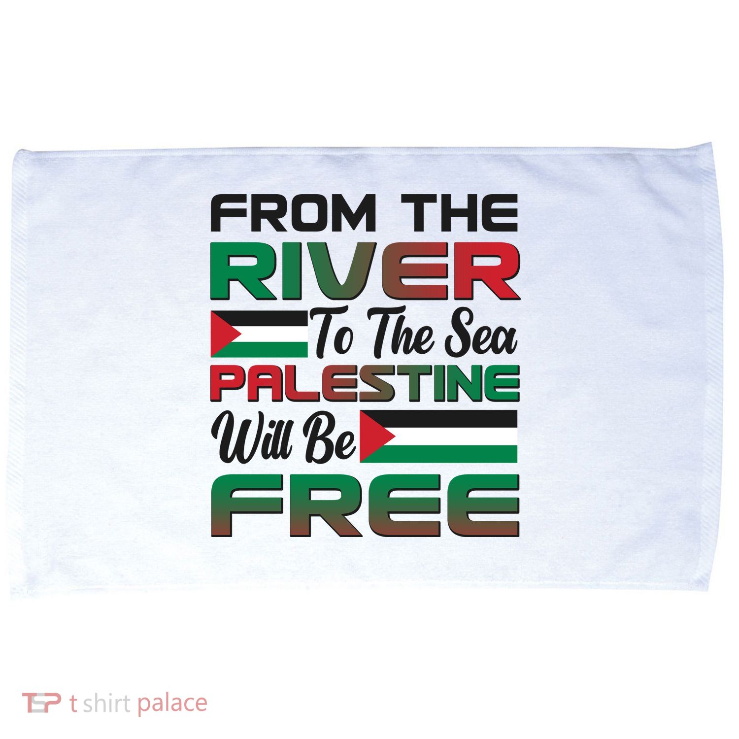 From The River To The Sea Palestine Will Be Free Microfiber Hand Towel