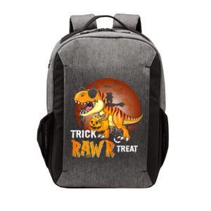 Funny T Rex Dinosaur Trick Rawr Treat Halloween Funny Gift Vector Backpack