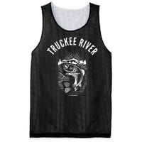 Funny Truckee River California Fishing Fly Fishing Mesh Reversible Basketball Jersey Tank