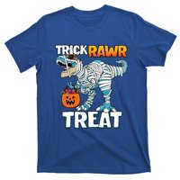 Funny Trick Rawr Treat Dinosaur Pumpkin Candy Trex Halloween Meaningful Gift T-Shirt