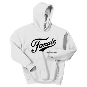 Female The Real Thing Kids Hoodie