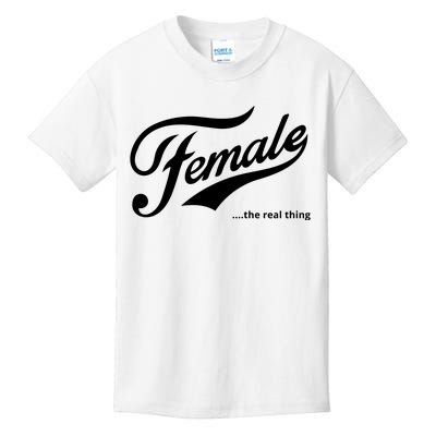 Female The Real Thing Kids T-Shirt