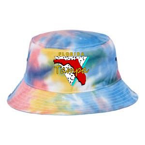 Florida Tampa Retro Tie Dye Newport Bucket Hat