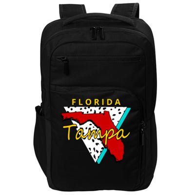 Florida Tampa Retro Impact Tech Backpack