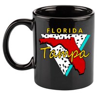 Florida Tampa Retro 11oz C Handle Ceramic Mug