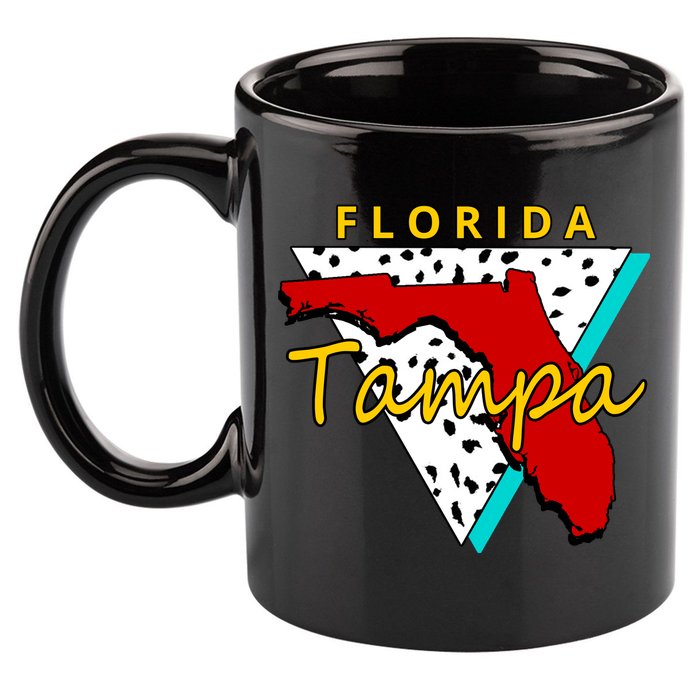 Florida Tampa Retro 11oz C Handle Ceramic Mug