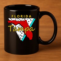 Florida Tampa Retro 11oz C Handle Ceramic Mug