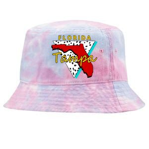 Florida Tampa Retro Tie-Dyed Bucket Hat