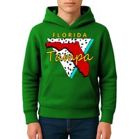 Florida Tampa Retro Kids Hoodie