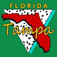Florida Tampa Retro Kids Hoodie