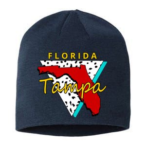 Florida Tampa Retro Sustainable Beanie