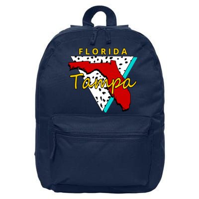 Florida Tampa Retro 16 in Basic Backpack