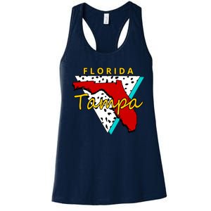 Florida Tampa Retro Women's Racerback Tank