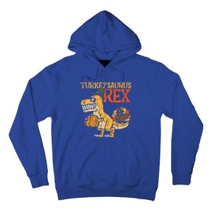 Funny Turkeysaurus Rex Dab Turkey Dino Thanksgiving Hoodie